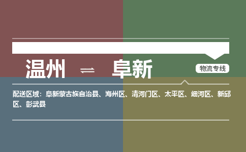 溫州到阜新新邱區物流專線