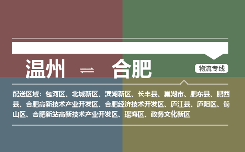 溫州到合肥高新區物流專線