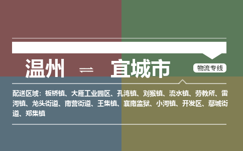 溫州到宜城市物流專(zhuān)線