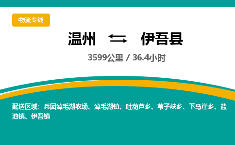 溫州到伊吾縣物流專(zhuān)線