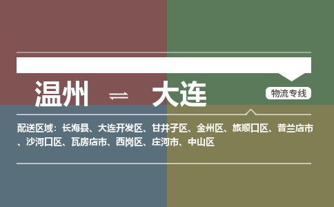 溫州到大連中山區物流專線